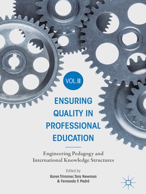 cover image of Ensuring Quality in Professional Education Volume II